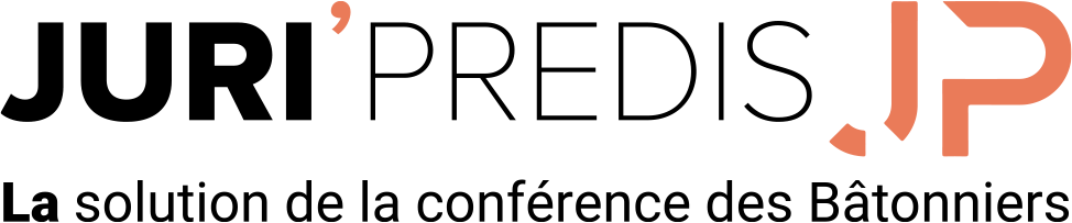 Logo Juripredis - Votre moteur de recherche juridique doté de l'Intelligence Artificielle